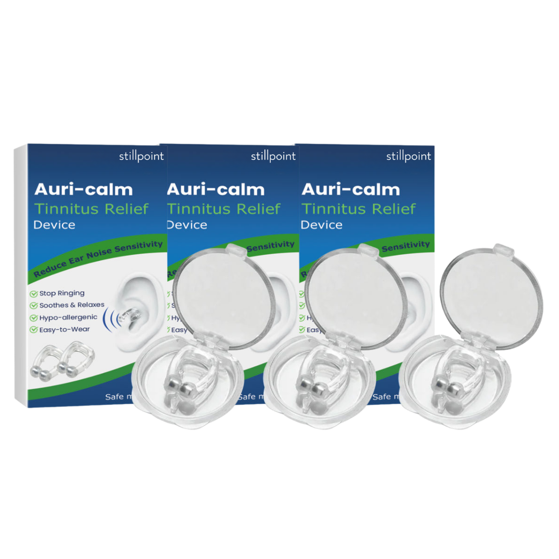 3x Stillpoint Ohrclips — Am Beliebtesten