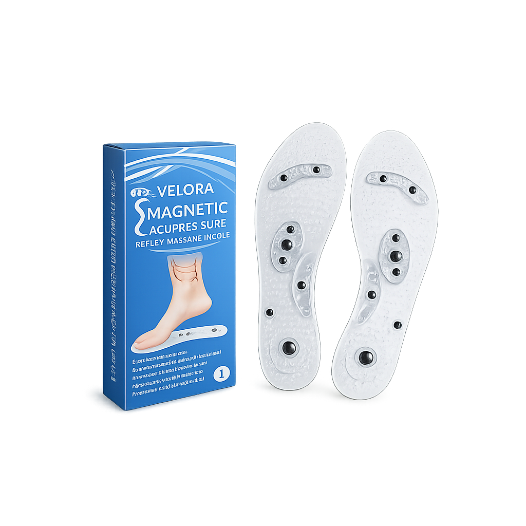 Velora Wkładki Akupresurowe – przezroczyste, z 8 węzłami nacisku